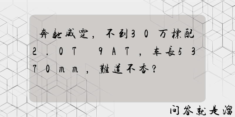 奔驰威霆，不到30万标配2.0T+9AT，车长5370mm，难道不香？